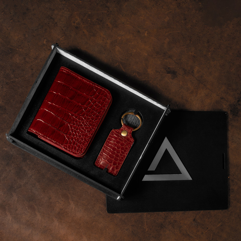 ست هدیه چرم آراهمراه مدل ARASET08