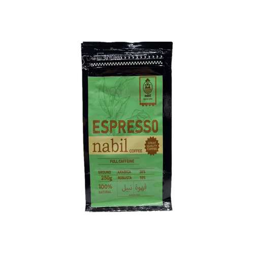 پودر قهوه میکس اسپرسو  30 عربیکا 70 روبوستا نبیل کافی - 250 گرم