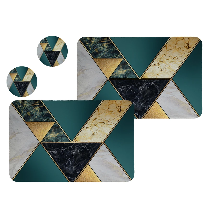 زیربشقابی طرح مدرن کد 8601 مجموعه 2عددی همراه زیرلیوانی