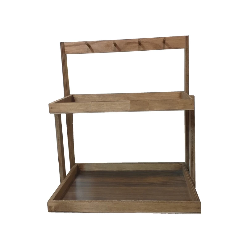 استند جا ادویه ای مدل دو طبقه آویز دار