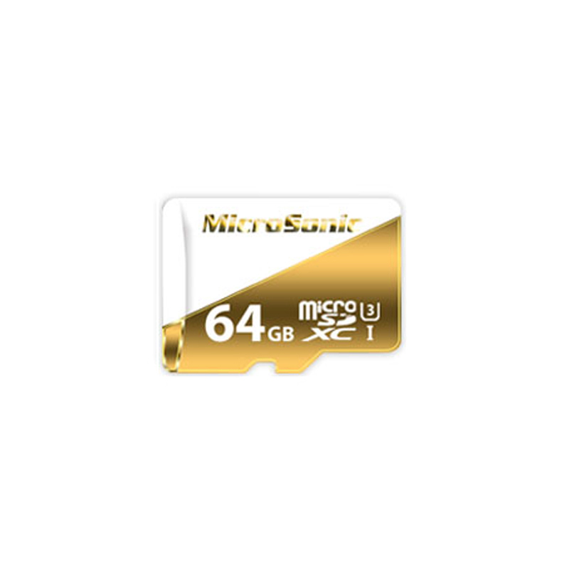 کارت حافظه microSDXC میکروسونیک مدل NC2010 کلاس 10 استاندارد UHS-I U3 سرعت 80MBps ظرفیت 64گیگابایت