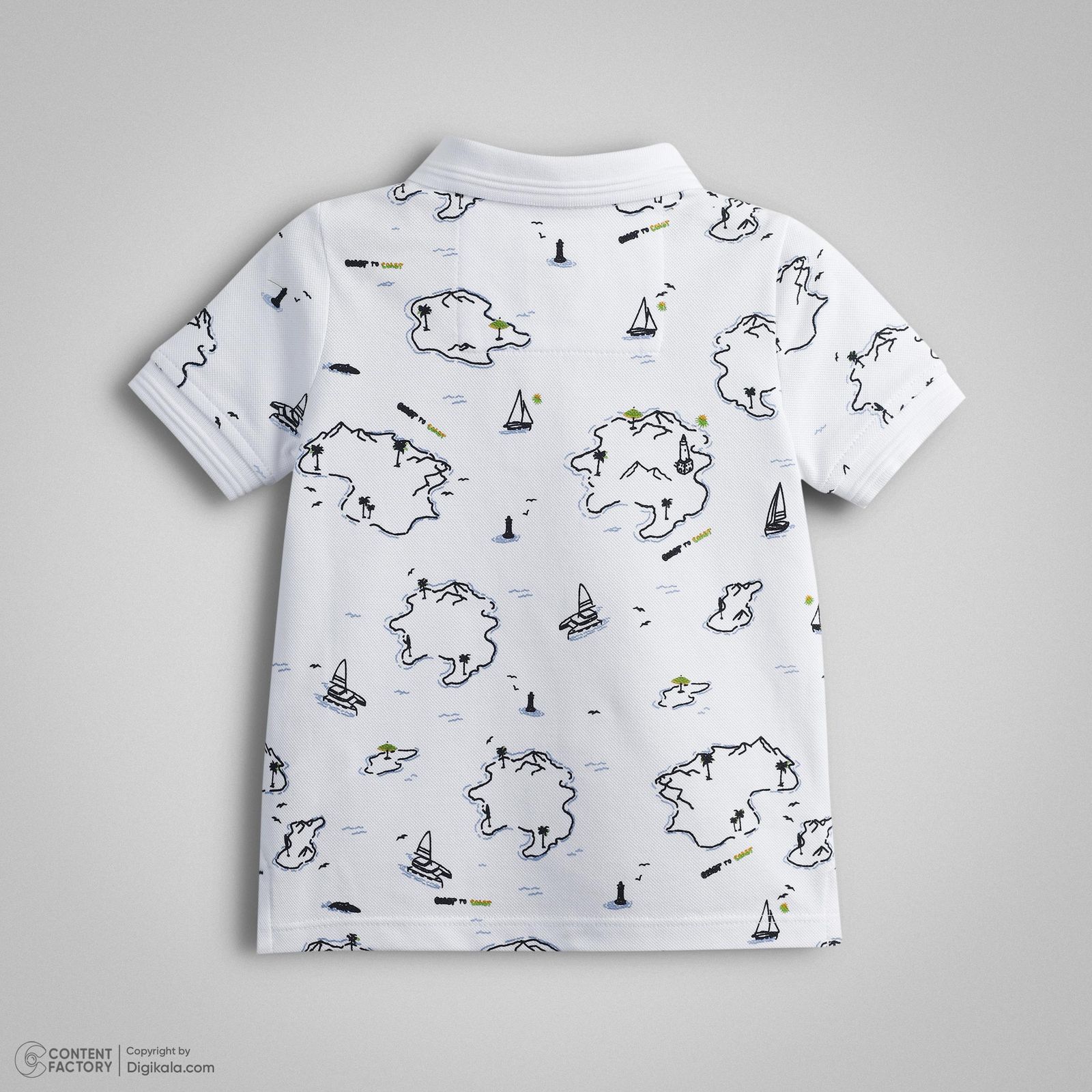 ست پولوشرت آستین کوتاه و شلوارک پسرانه وان بای وان مدل رهام -  - 3