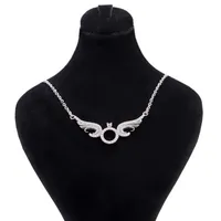 گردنبند نقره زنانه جی تی ای مدل بال فرشته