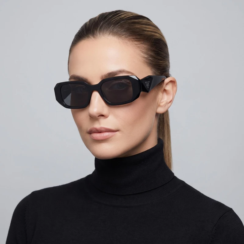 عینک آفتابی زنانه مدل مستطیل کائوچو کد 0232 UV400