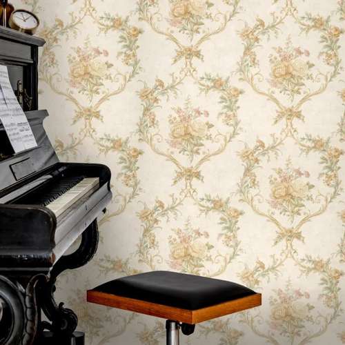 کاغذ دیواری مدل گلدار کد 7124