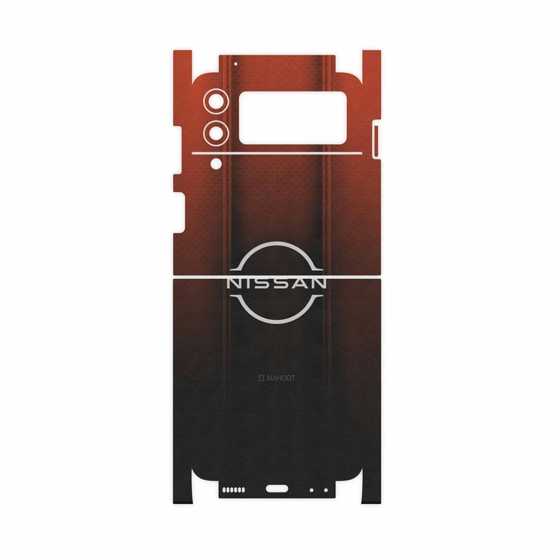 برچسب پوششی ماهوت مدل Nissan-Logo-FullSkin مناسب برای گوشی موبایل سامسونگ Galaxy Z Flip3 5G