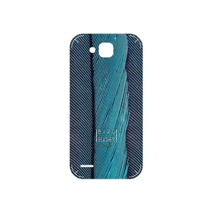 MAHOOT Turquoise feathers Cover Sticker for Huawei Ascend G750