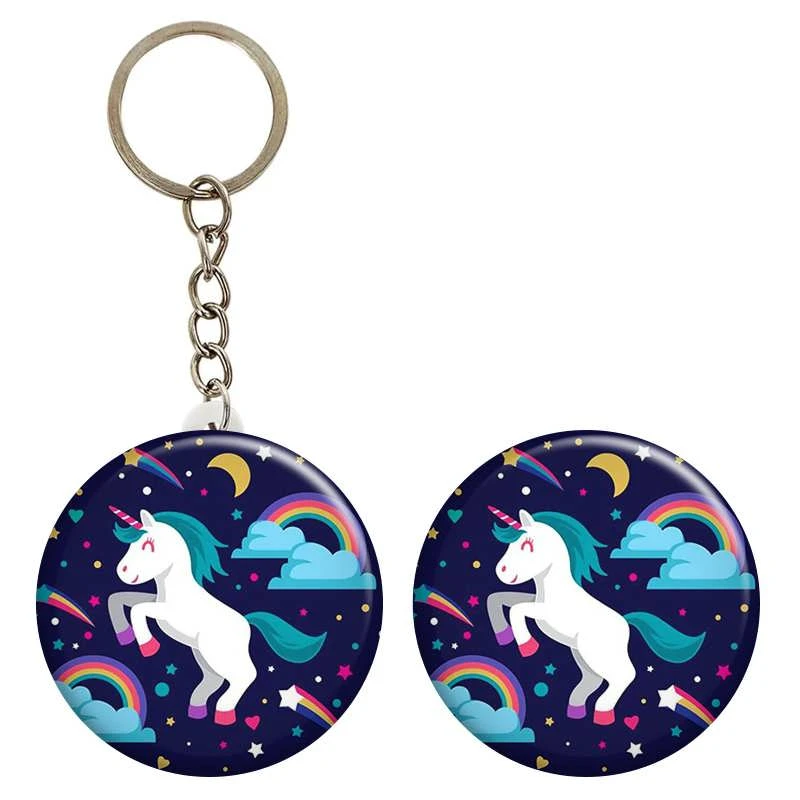 پیکسل گالری باجو طرح یونیکورن اسب تک شاخ کد 22 به همراه جاکلیدی