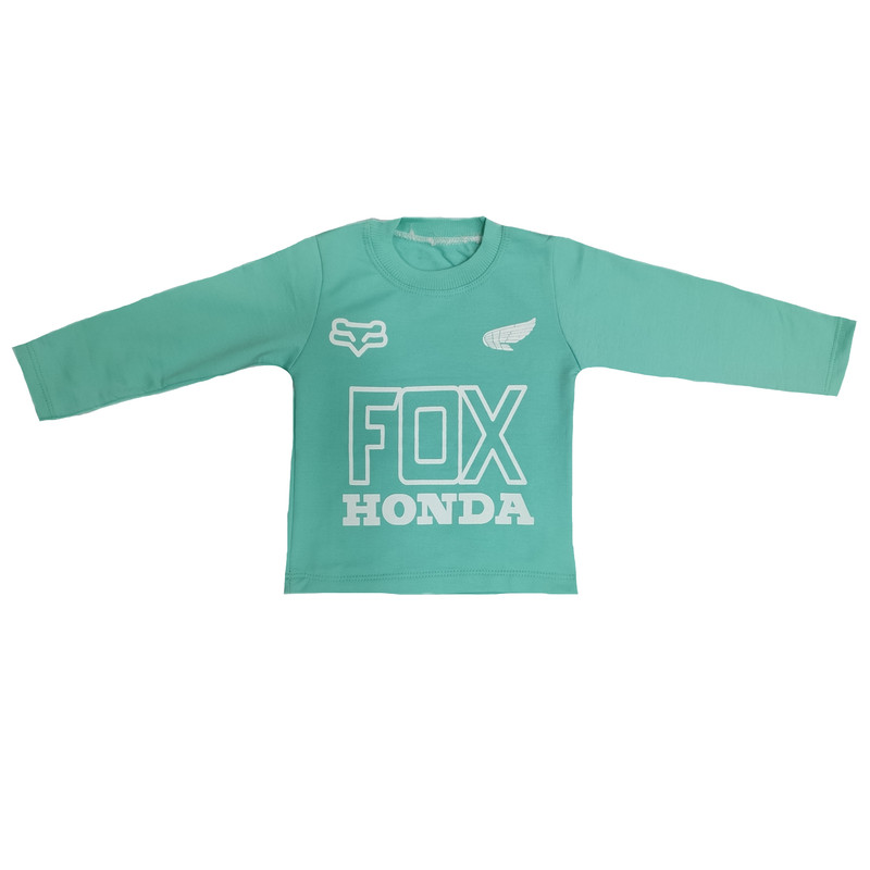 تیشرت آستین بلند پسرانه مدل BTFOXHONDAG