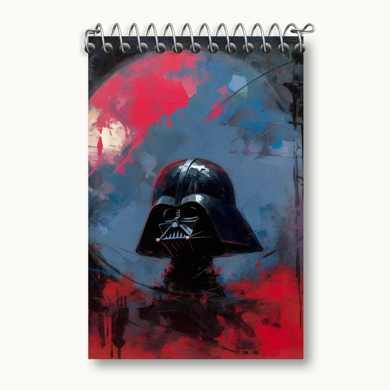 دفتر یادداشت 50 برگ خندالو مدل جنگ ستارگان (Star Wars) کد F507