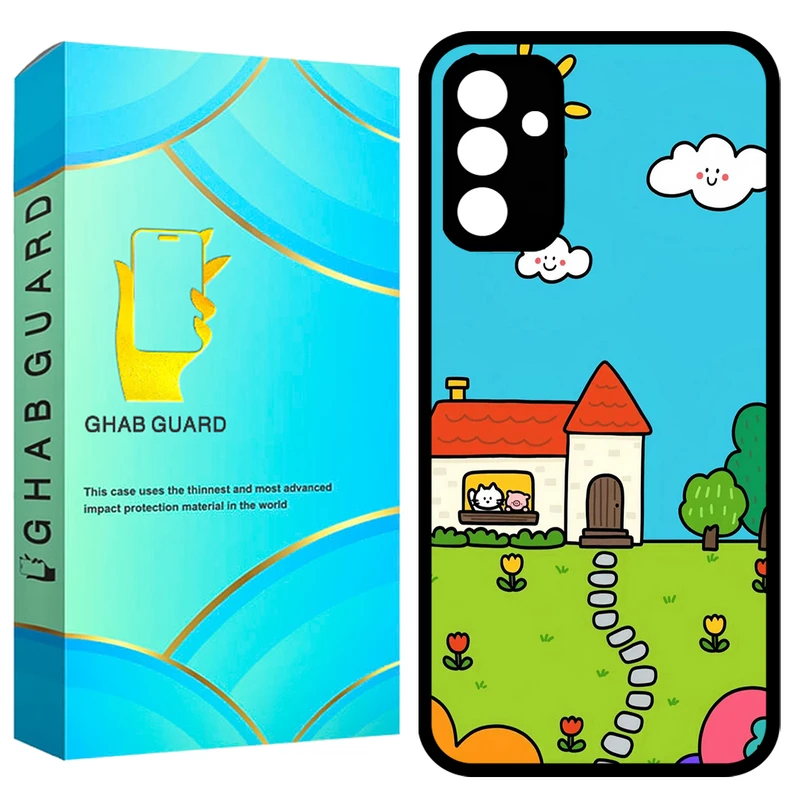 کاور قاب گارد طرح نقاشی مدل GCHPA34 مناسب برای گوشی موبایل سامسونگ Galaxy A34 5G