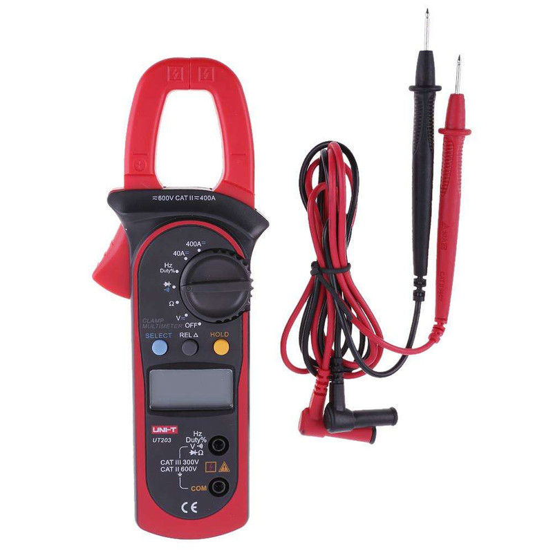 کلمپ آمپر متر یونی-تی مدل UT203 کلمپ آمپر متر یونی-تی مدل UT203