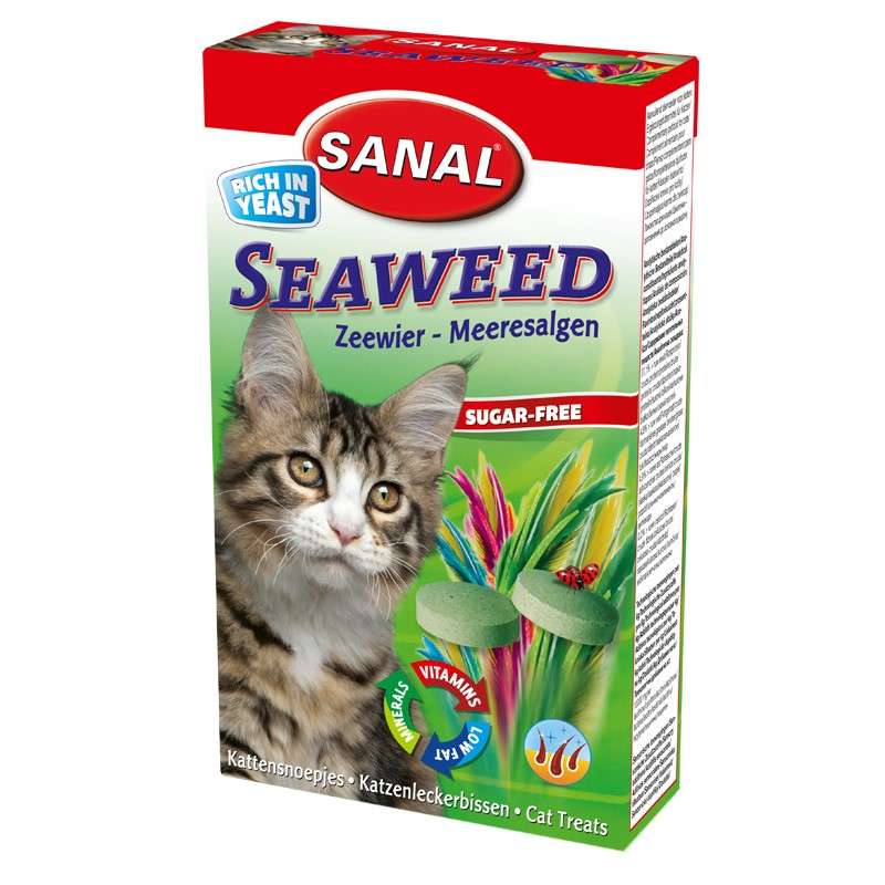 تشویقی گربه سانال مدل جلبک دریایی Seaweed وزن 50 گرم