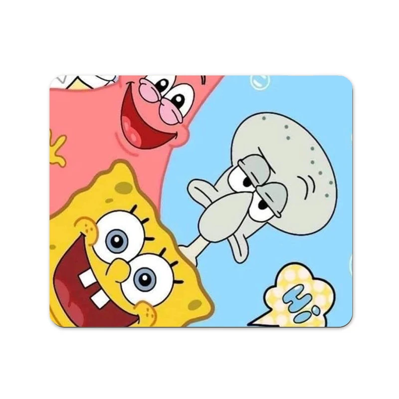 ماوس پد پاد آفرین طرح کارتونی باب اسفنجی کد 868 سایز 19*24 سانتی متر 