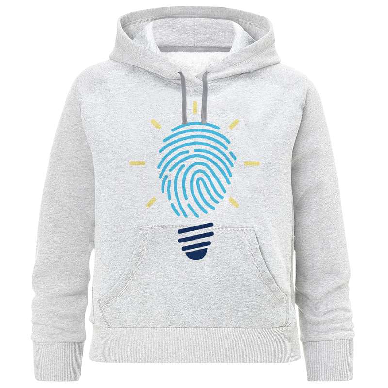 هودی پسرانه مدل اثرانگشت لامپ W789