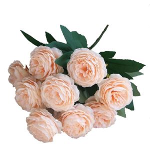 نقد و بررسی دسته گل مصنوعی مدل 10 گل رز پیونی توسط خریداران
