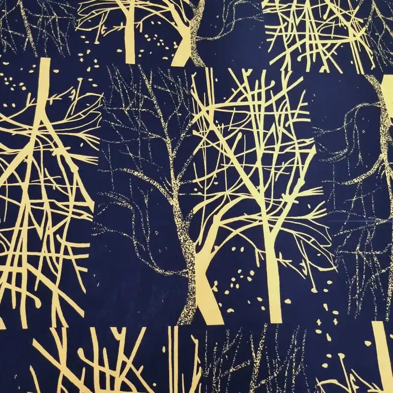 پارچه لباس مدل کودری نخی طرح درختی