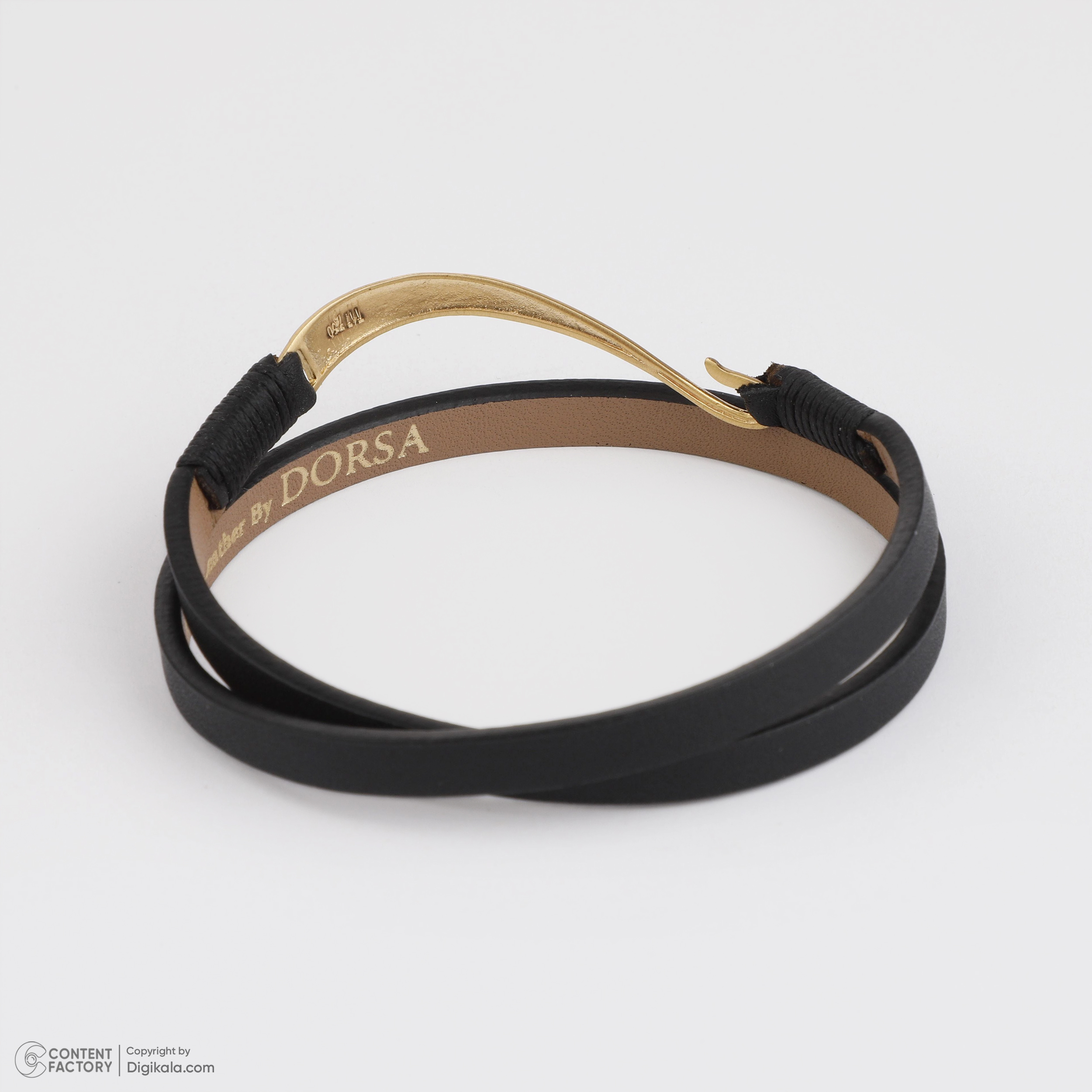 دستبند طلا 18 عیار مردانه تاج مدل G105 -  - 4