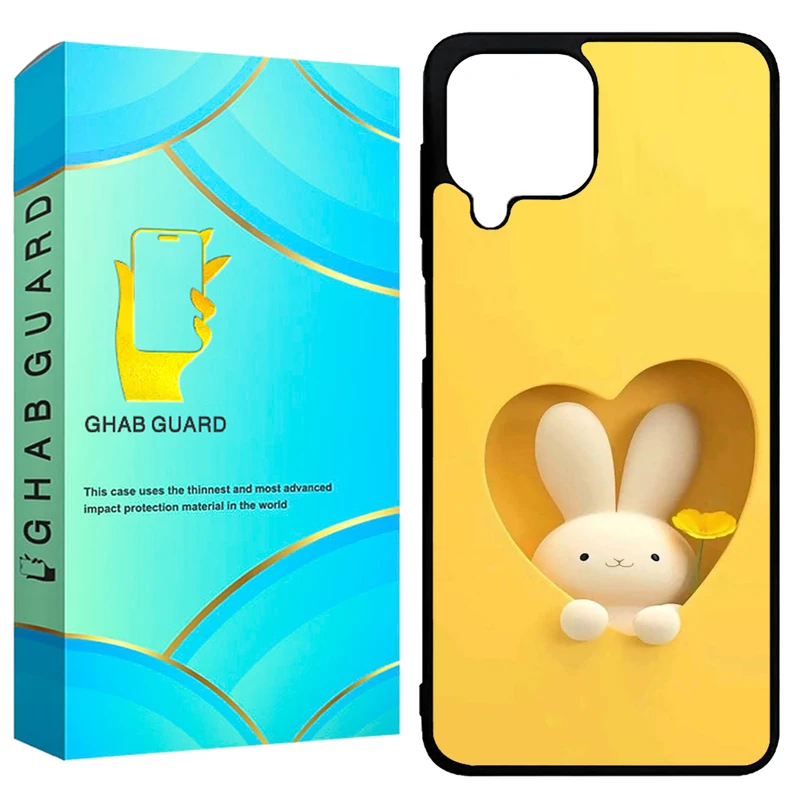 کاور قاب گارد طرح خرگوش مدل GCHPA224 مناسب برای گوشی موبایل سامسونگ Galaxy A22 4G / M22 4G / M32 4G