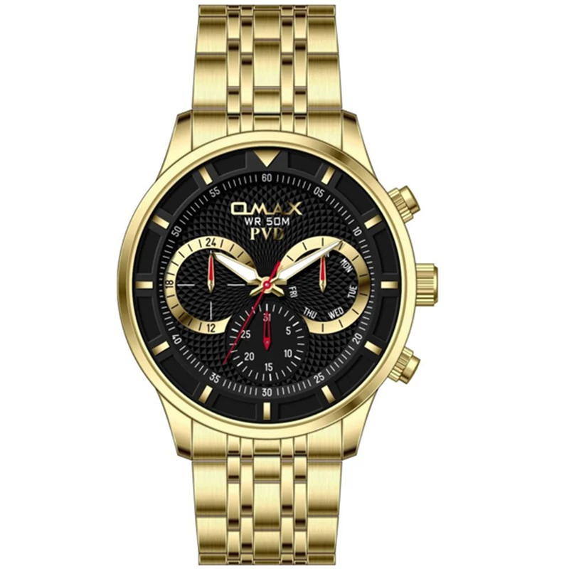 ساعت مچی عقربه‌ای مردانه کوارتز اوماکس مدل 001Q002