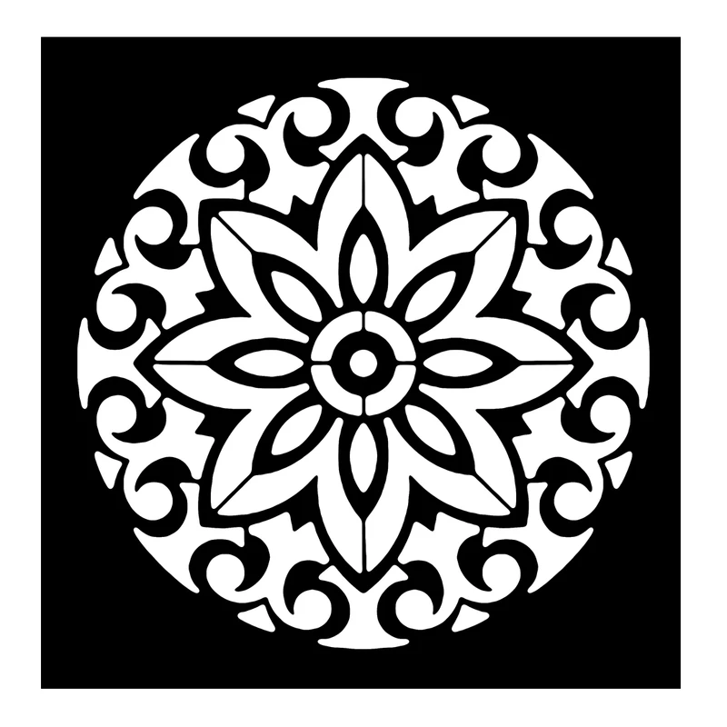  شابلون باتیس آرت طرح تذهیب کد 50-644