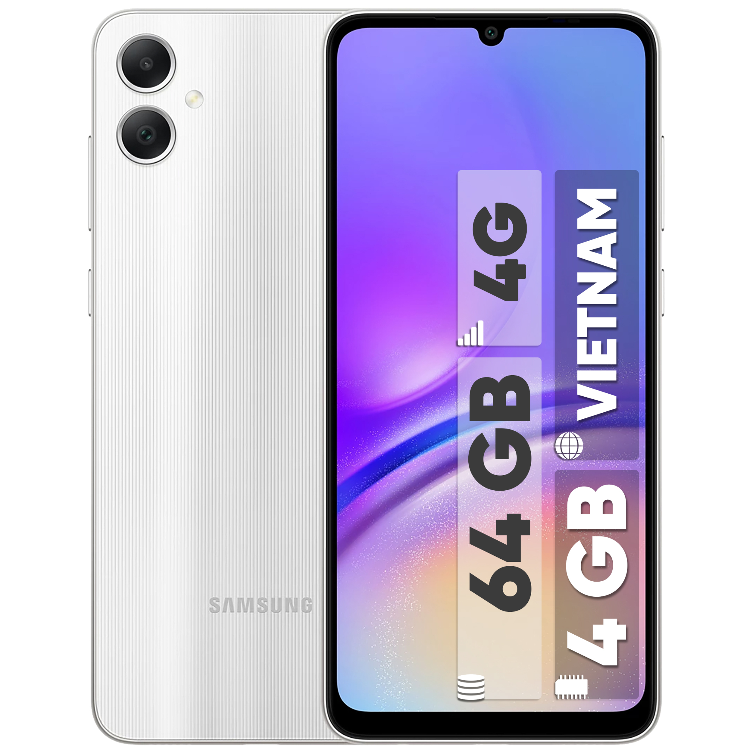 گوشی موبایل سامسونگ مدل Galaxy A05 دو سیم کارت ظرفیت 64 گیگابایت و رم 4 گیگابایت  - ویتنام