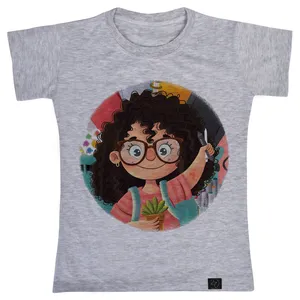 تی شرت آستین کوتاه دخترانه 27 مدل دختر و مدرسه کد V237