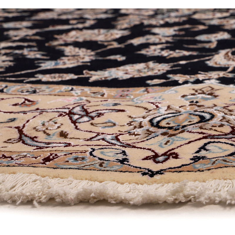 فرش دستبافت نه متری طرح ترنج مدل دایره کد 140237