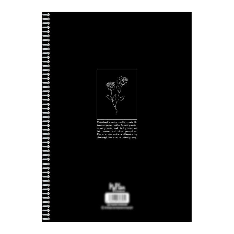 دفتر مشق 100 برگ مای پلن طرح Hope مدل صفحات شماره دار کد F1802