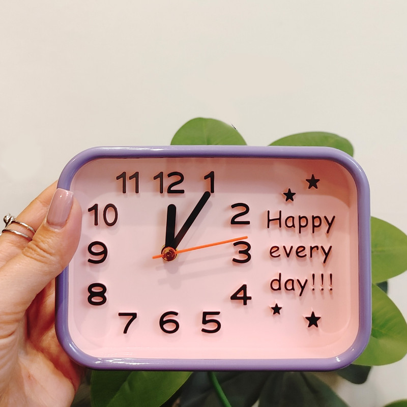 ساعت رومیزی عقربه‌ای مدل  HAPPY کد 2302