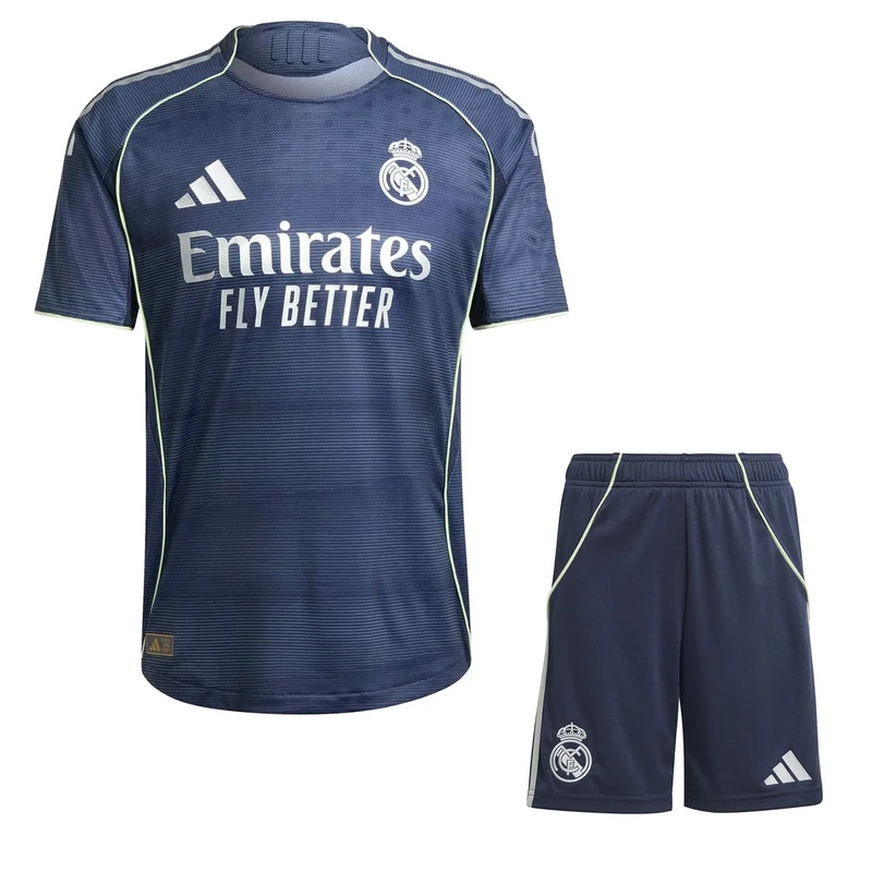 ست تی‌شرت و شلوارک ورزشی پسرانه مدل رئال مادرید کد Away 2026