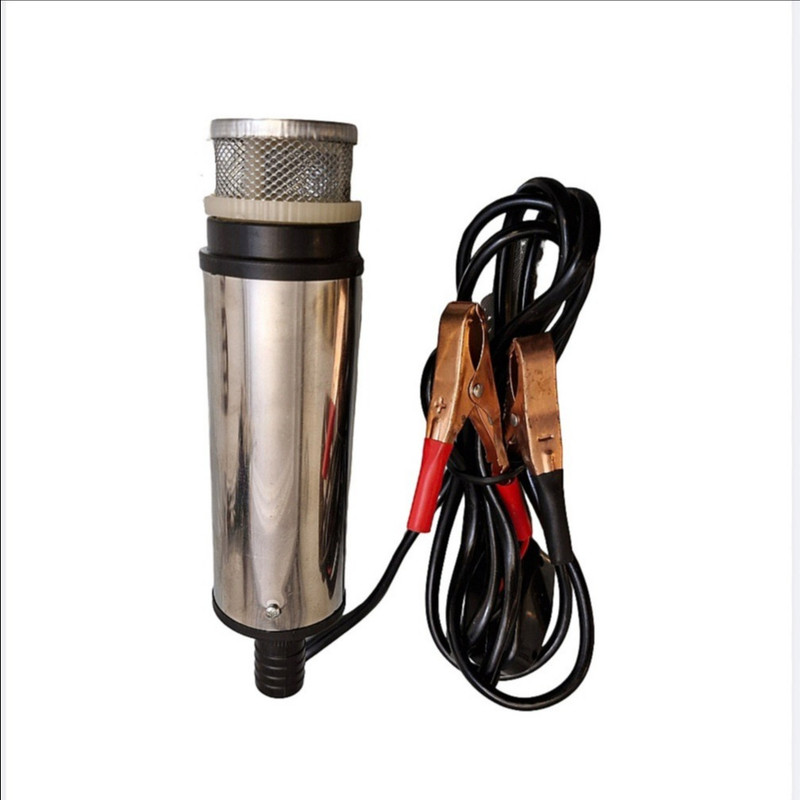 پمپ گازوییل کش مدل 12 ولت طرح استیل