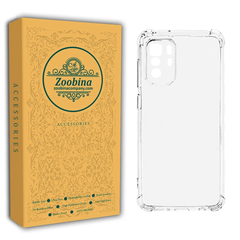 کاور زوبینا مدل COLORLESS مناسب برای گوشی موبایل شیائومی Poco X3 GT / Redmi Note 10 Pro 5G