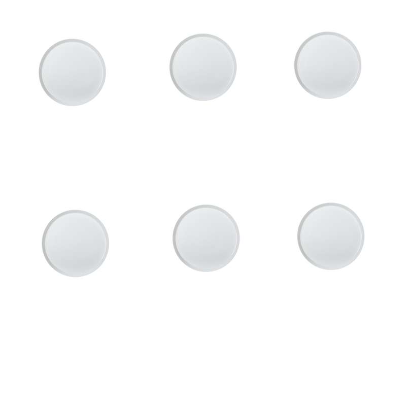 پیش دستی زی مدل دسر خوری فرم اس 15 سفید درجه عالی بسته شش عددی