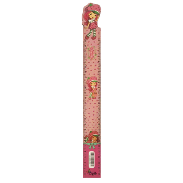 خط کش 25 سانتی متری طرح strawberry shortcake