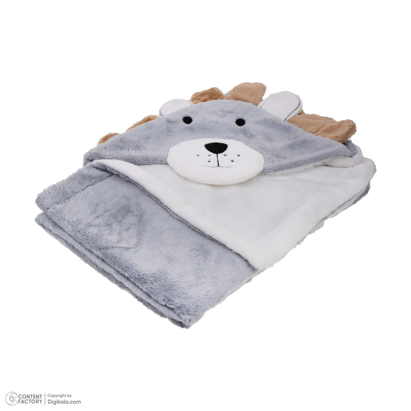 پتو کودک و نوزاد طرح شیر کد 001 سایز 75×70 سانتی متر
