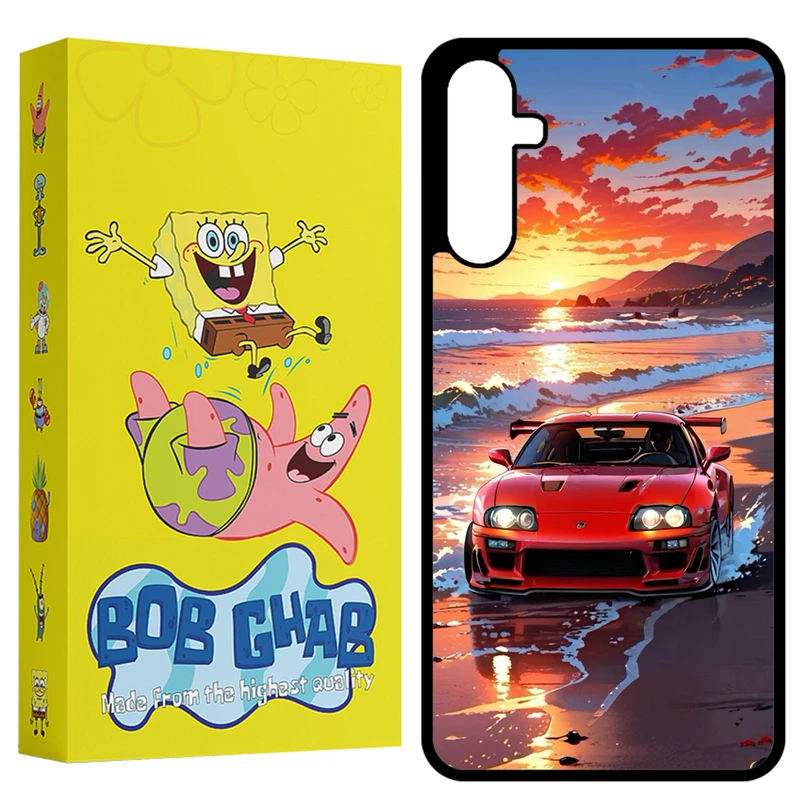 کاور باب قاب طرح ماشین مدل BCPA24 مناسب برای گوشی موبایل سامسونگ Galaxy A24 4G