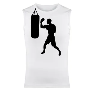 تاپ مردانه مدل بوکس کد 72 رنگ سفید 