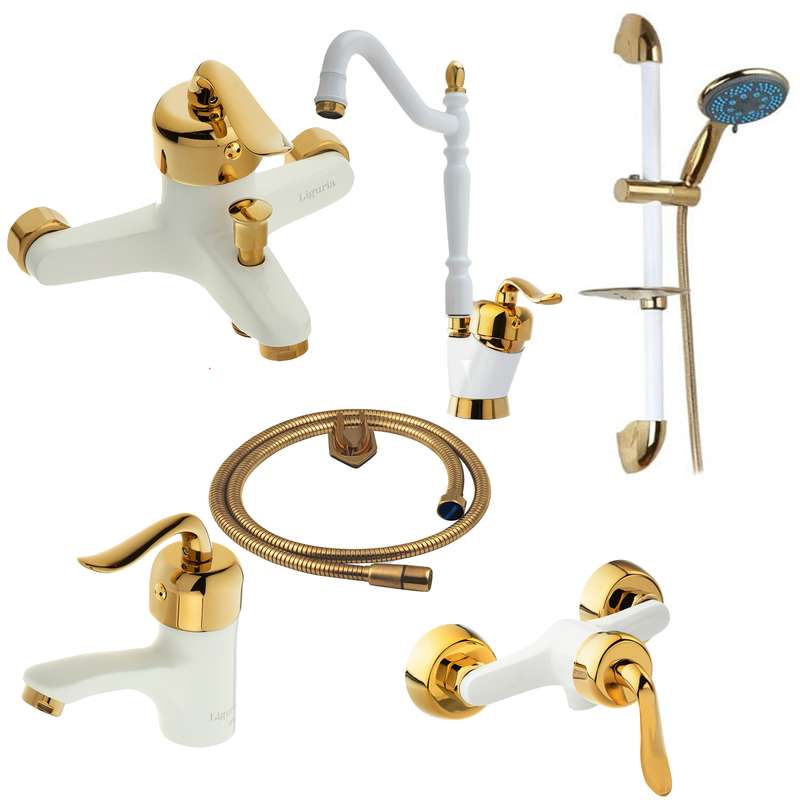 ست شیرآلات لیگوریا مدل 1309 مجموعه 6 عددی 