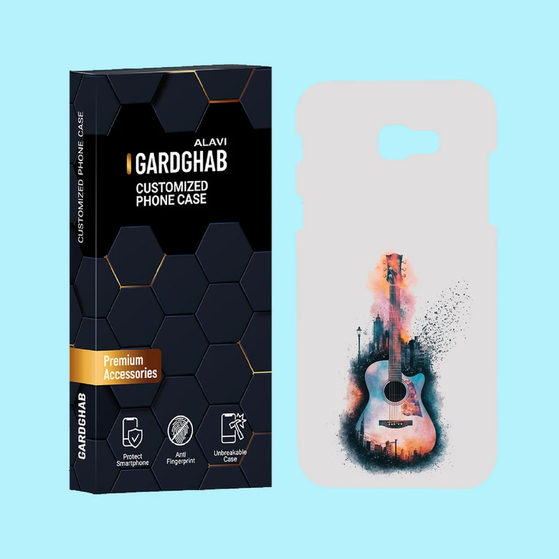 کاور گارد قاب علوی مدل ساز و موزیک مناسب برای گوشی موبایل سامسونگ Galaxy A720 / A7 2017