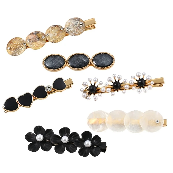 گیره مو زنانه مدل SHAN0013 بسته شش عددی