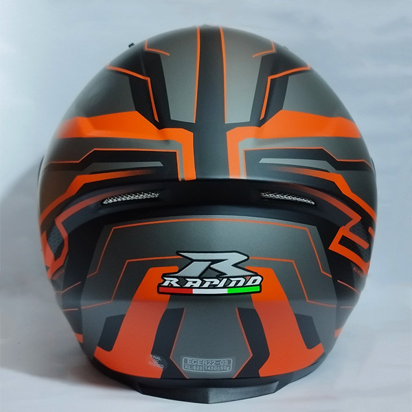 کلاه کاسکت راپیدو مدل بی فک عینکدار کد SRT_ORN