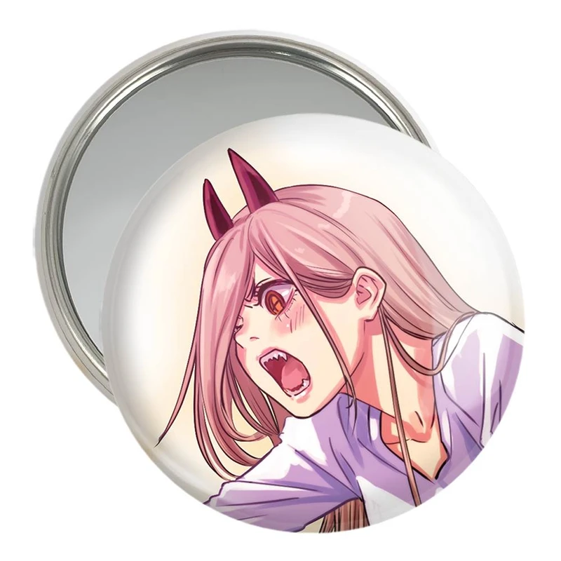 آینه جیبی خندالو مدل پاور انیمه مرد اره ای کد 23186