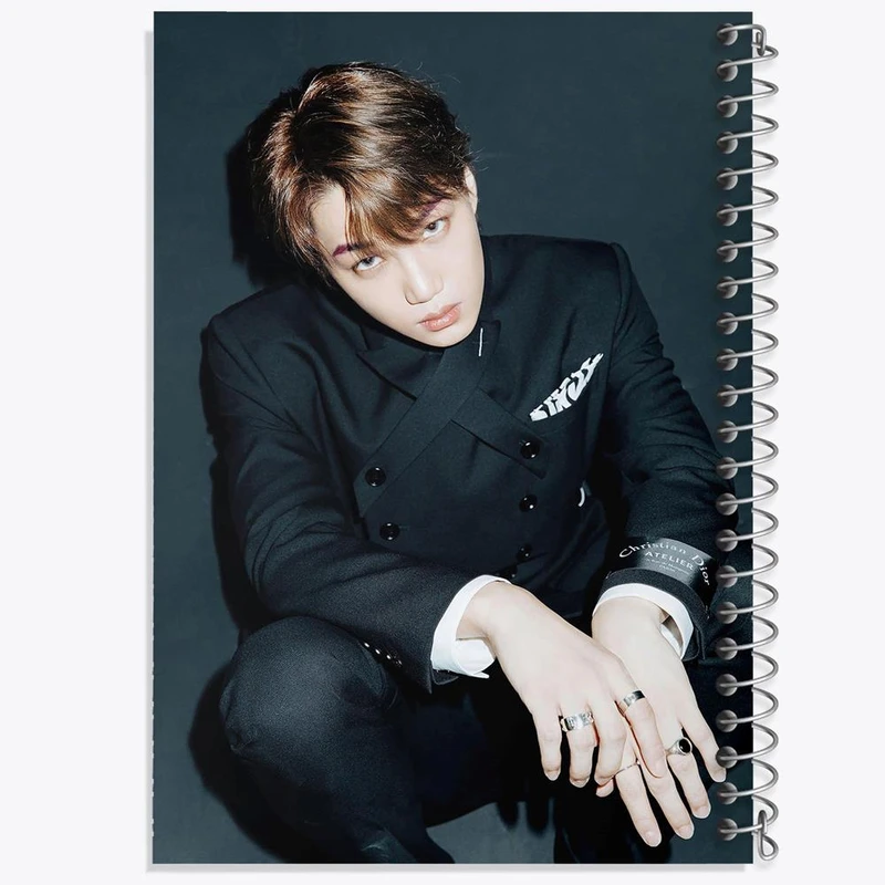 دفتر شطرنجی 50 برگ خندالو طرح کای گروه اکسو EXO کد 16845