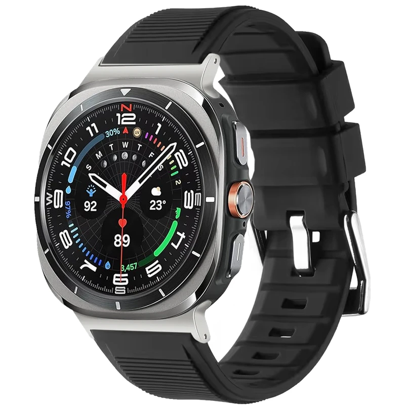 بند اسپریگ مدل Silic RLX مناسب برای ساعت هوشمند سامسونگ Galaxy Watch Ultra / Ultra 2025 47mm