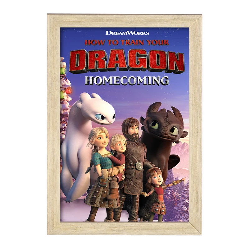 تابلو خندالو مدل اژدها سواران DreamWorks Dragons  کد 13749