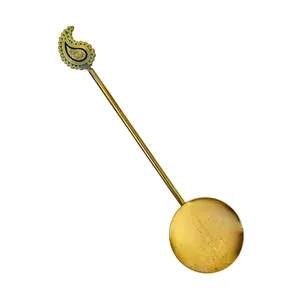 قاشق برنجی مدل ترمه کد ZH404.1 