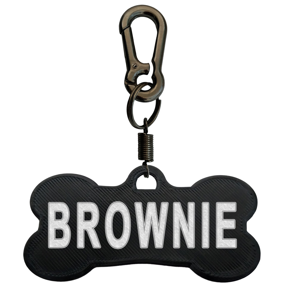 پلاک شناسایی سگ مدل Brownie