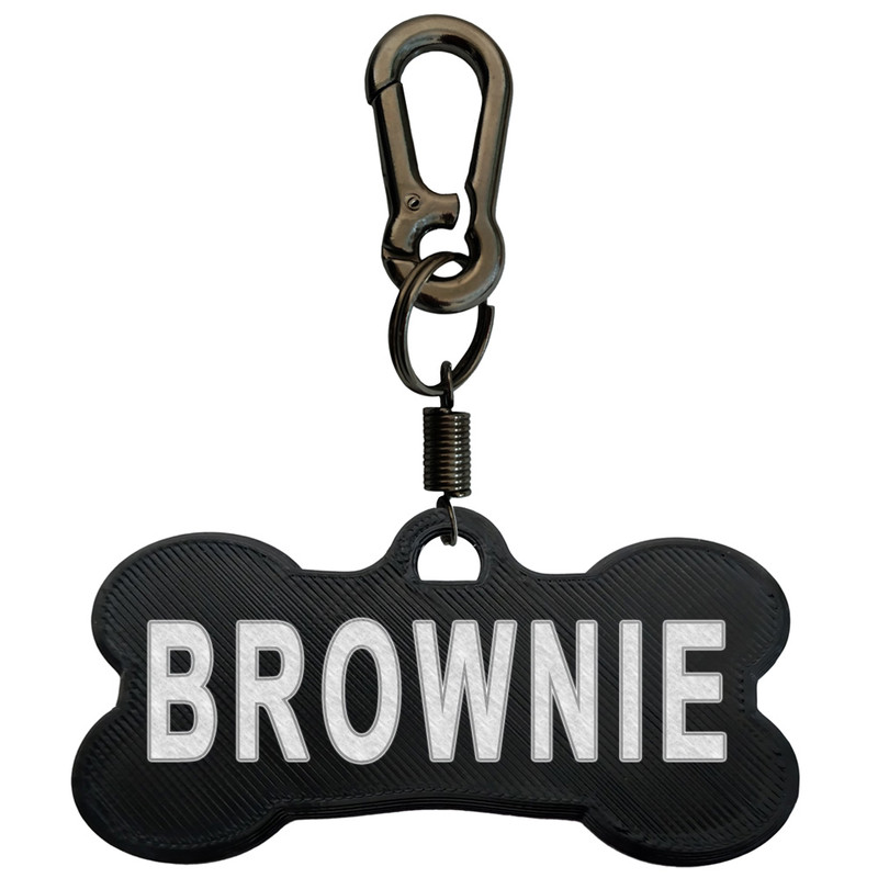پلاک شناسایی سگ مدل Brownie