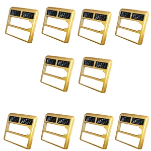 قاب دور ضبط و دریچه کولر خودرو کد M6 مناسب برای پراید صبا مجموعه ده عددی